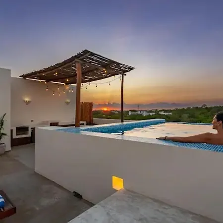 Apartamento Azul Veleta Penthouse Piscina Privada Tulum