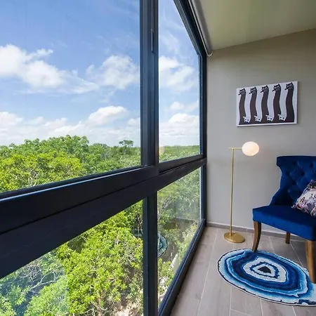 Designer Penthouse - Jungle Views, Bike To Apartment Tulum