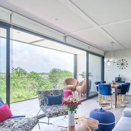 Designer Penthouse - Jungle Views, Bike To * Tulum