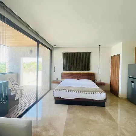 Apartment Private Pool, King Bed, Cenote, High Speed Wi-fi Tulum
