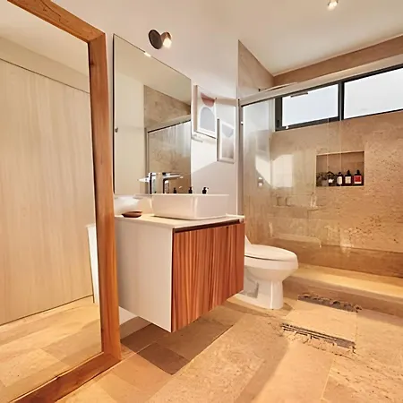 Fabuloso Ph 3br/gran Piscina Privada/aldea Zama Apartment *