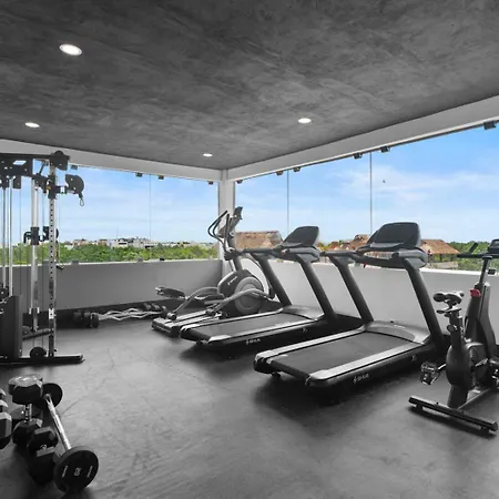 Top Location Studio With Balcony Rooftop Pool In Aldea Zama Apartment Tulum