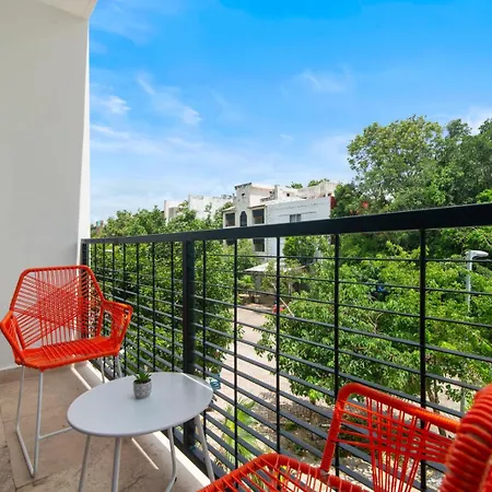 Apartment Top Location Studio With Balcony Rooftop Pool In Aldea Zama