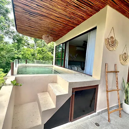 Apartment Casa Mica Tulum- Jungle View Oasis Near Tulum