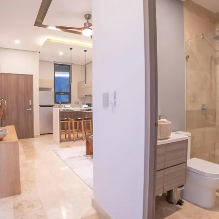 Free Beach Club- Sea View Rooftop 1br Tulum
