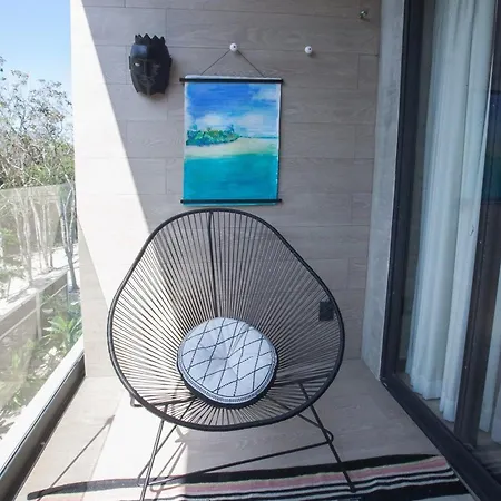 Apartment Tuk Tulum Agua 202 Studio - Modern Studio. Free Bikes • Security • Parking