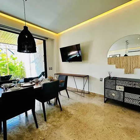 Apartment Adorable Departamento 5 Min Zona Hotelera Tulum