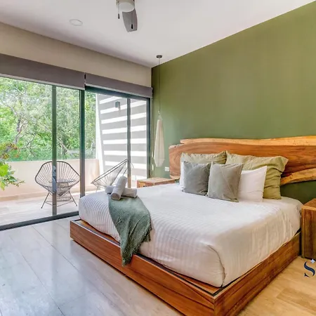 Сasa de vacaciones Private Jungle View Balcony In Aldea Premium *