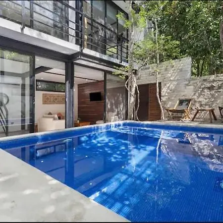 Charming 3-bedroom House With Ac, Private Pool, Wifi In Amazing Tulum! Holiday home Tulum