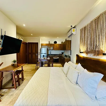 Apartment Adorable Departamento 5 Min Zona Hotelera Tulum