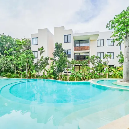 Premium Studio With Pool, Gym, Coworking And Laundry In Downtown Tulum