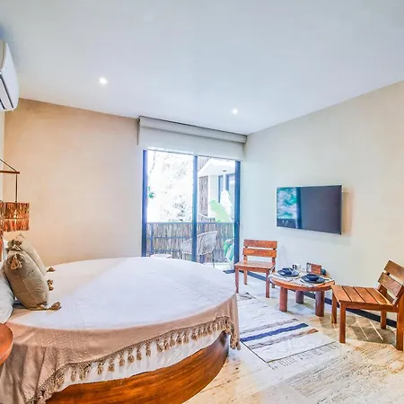 Premium Studio With Pool, Gym, Coworking And Laundry In Downtown Tulum