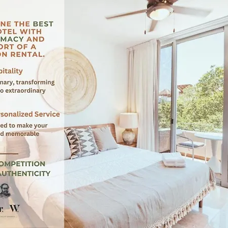 Aldea Zamapools, Whirlpool, Gym, Yoga, Fast Wifi Apartment Tulum