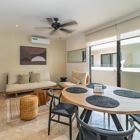Holiday home Bright 1 Bd With Balcony Tulum