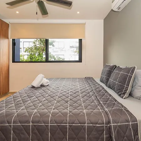 2 Bd With Balcony Gym Rooftop Pool Tulum