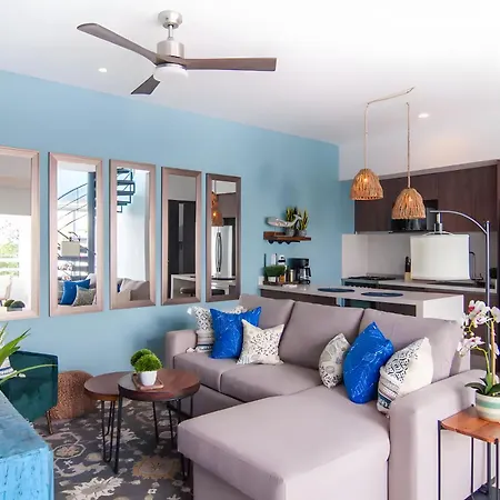 Luxury Penthouse W-jacuzzi In The Heart Of Tulum