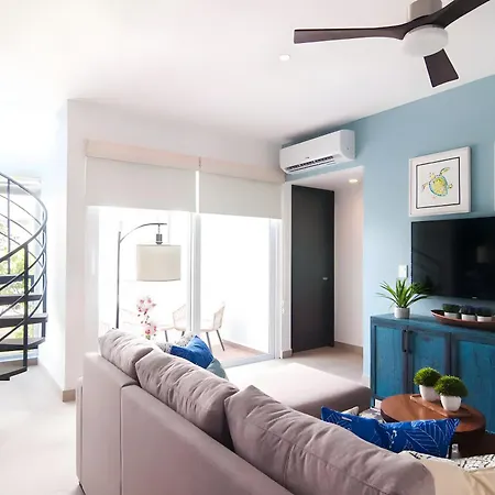 Apartment Luxury Penthouse W-jacuzzi In The Heart Of Tulum