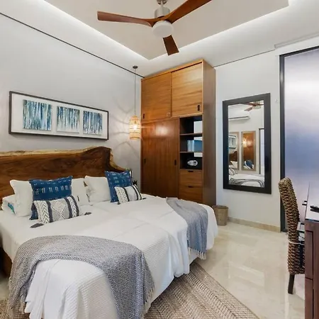 2br Private Pool - Closest To - Sea View Rooftop Pools Apartment Tulum