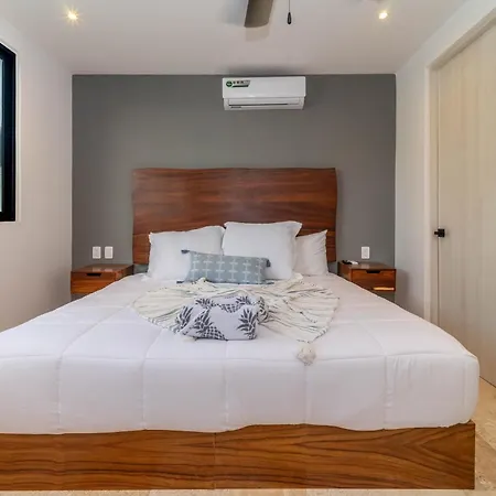 Lux 2 Bd With Swim Up Pool, Gym In Aldea Zama Tulum