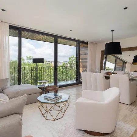 Apartment Hermoso Penthouse En Aldea Zama 3bedromm