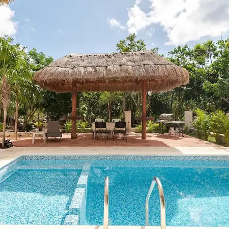 Departamento 2, Country Home, Con Muelle De Pesca, Club De Playa, Alberca, Cenote Y Campo De Golf, Contrata Day Pass Bahia Principe *
