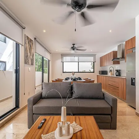 Lux 2 Bd With Balcony, Rooftop Pool In Aldea Zama Holiday home Tulum