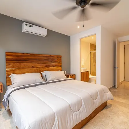 Lux 2 Bd With Balcony, Rooftop Pool In Aldea Zama Holiday home Tulum