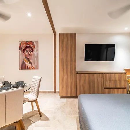 King Studio With Balcony Rooftop Pool Gym At Lik Zama * Tulum