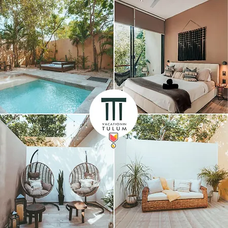 Apartment Serene 4br W Pool Hot Tub 1xfree Breakfast Tulum