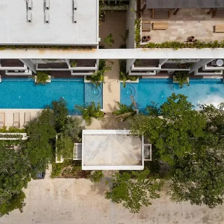 Nhoa 205a Lux 2br Pool View In Aldea Zama Apartment