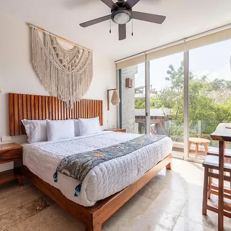 Nhoa 205a Lux 2br Pool View In Aldea Zama * Tulum