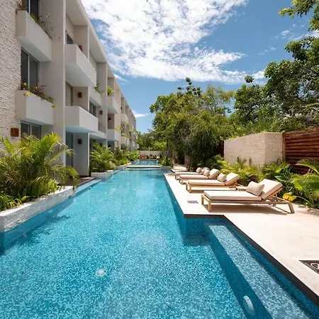 Nhoa 205a Lux 2br Pool View In Aldea Zama * Tulum