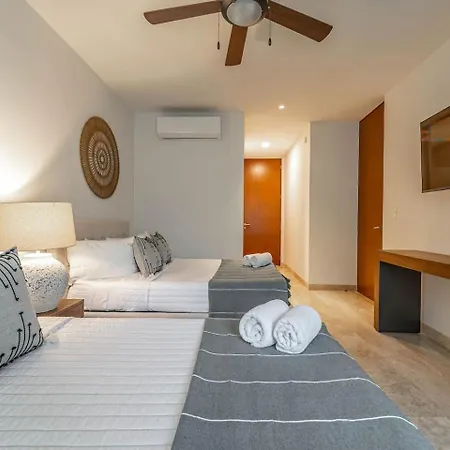 Сasa de vacaciones Lux 2br With Jungle Views, Pool, Gym At Nhoa *