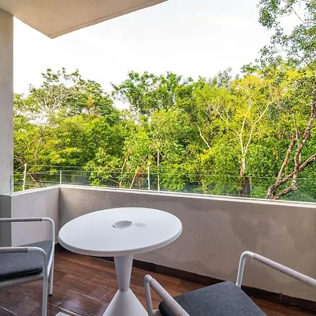 Сasa de vacaciones Lux 2br With Jungle Views, Pool, Gym At Nhoa Tulum