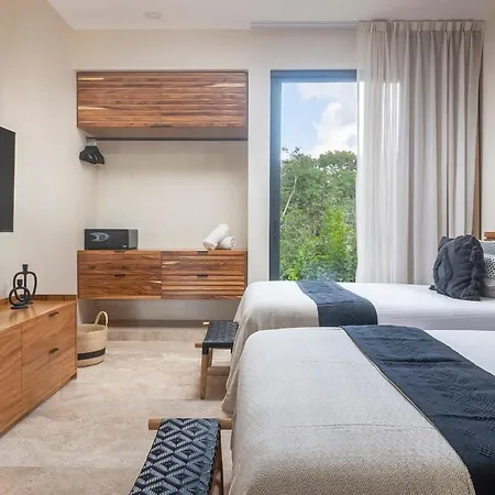 Stylish 5br For Bachelorette Aldea Zama Villa Tulum