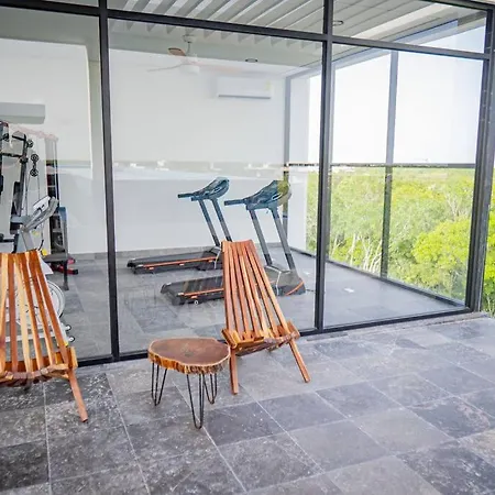 Apartamento Level With Minifridge Microwave And Splash Pool