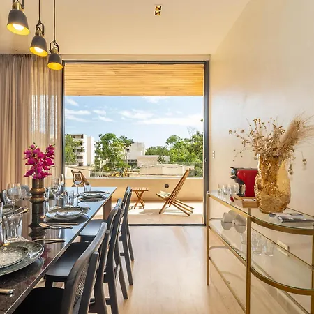 Lux 2br With Rooftop Pool, Spa, Gym, Kids Playroom Tulum