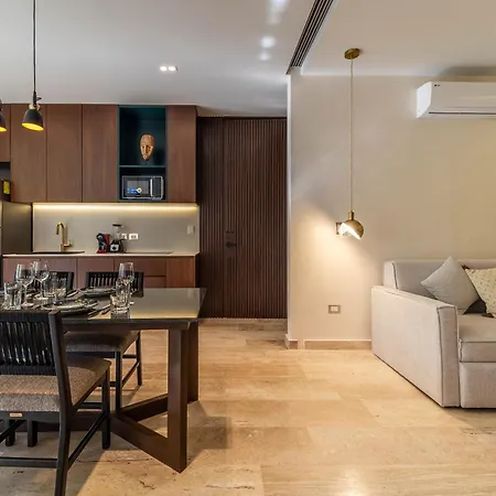 Lux 2br With Rooftop Pool, Spa, Gym, Kids Playroom #229 * Tulum