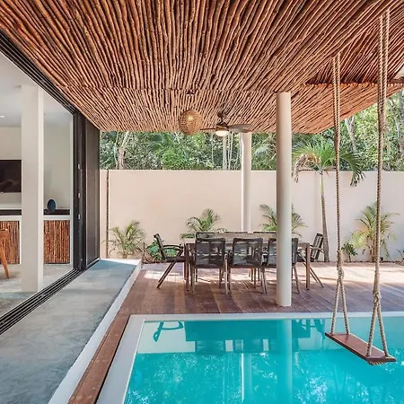 4br Jacuzzi Private Pool Gated Community Villa Tulum