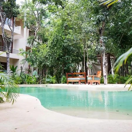Apartment T2n1 Open Terrace Plunge In Holistika Area Tulum