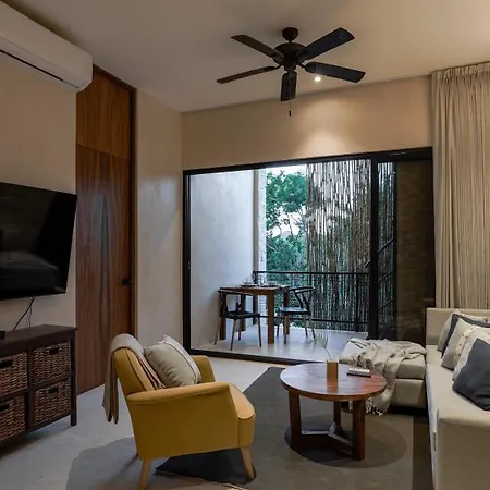 Sunset Serenity - Amply Private Terrace & Pool & Gym & Club Access Apartamento Tulum