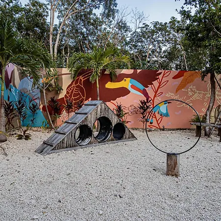 Downtown Delight -roof With Pool & Bbq & Jungle Gym Apartment Tulum