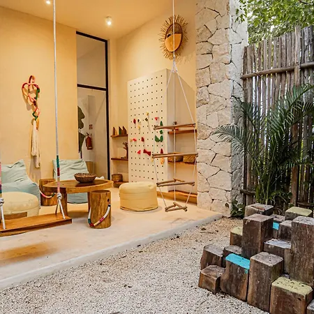 Apartment Downtown Delight -roof With Pool & Bbq & Jungle Gym Tulum