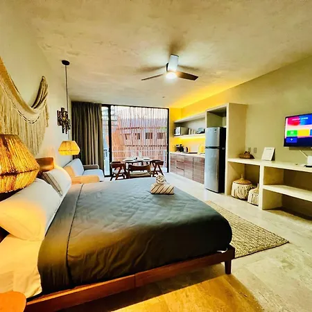 416 Seremonia Selva Private Pool & Grill 2 Bedroom Apartment Tulum