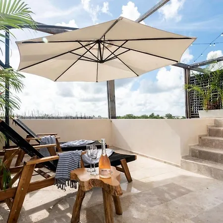 Apartment 3bd Ph Pool Patio - Secure And Free Club Tulum