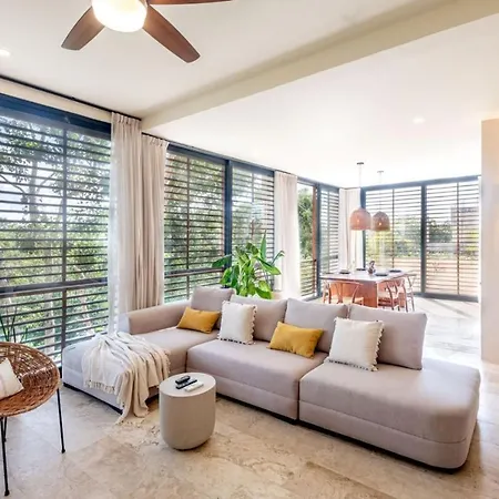 Apartment 3bd Ph Pool Patio - Secure And Free Club Tulum
