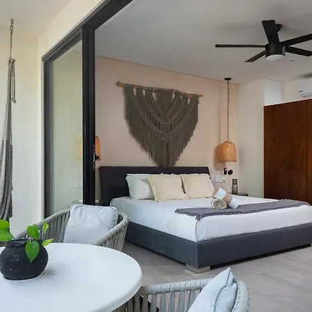 Panoramic 1-br Studio,garden, 360º Pool & Gym Tulum