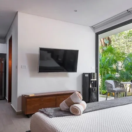 Panoramic 1-br Studio,garden, 360º Pool & Gym Tulum