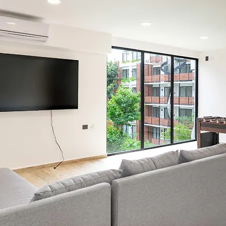 Pool & Rooftop In 2 Bedrooms Apartment Tulum