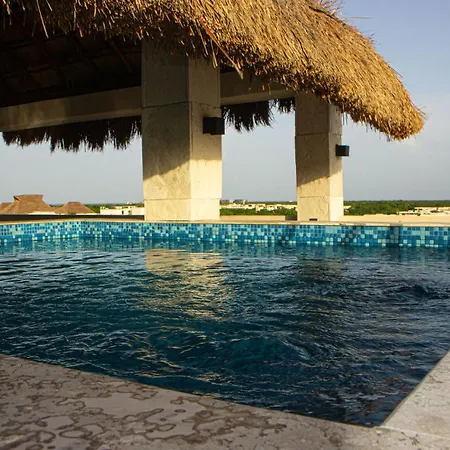 Aldea Zama Loft With Pool 10min Away From The Apartamento